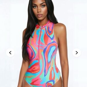 Vibrant Multicolor Women's Swimsuit NWT